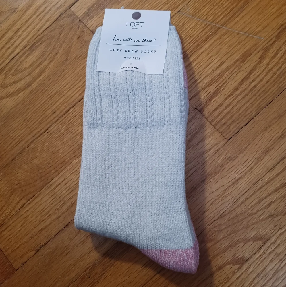 NWT LOFT MARLED CREW SOCKS ONE SIZE - Picture 5 of 5